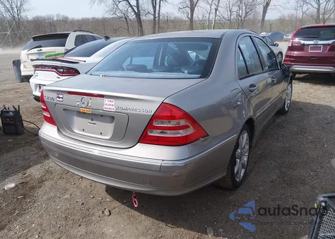 2004 Mercedes-Benz C 230 Kompressor Sport/Sport from USA, damaged, VIN WDBRF40J14A567919